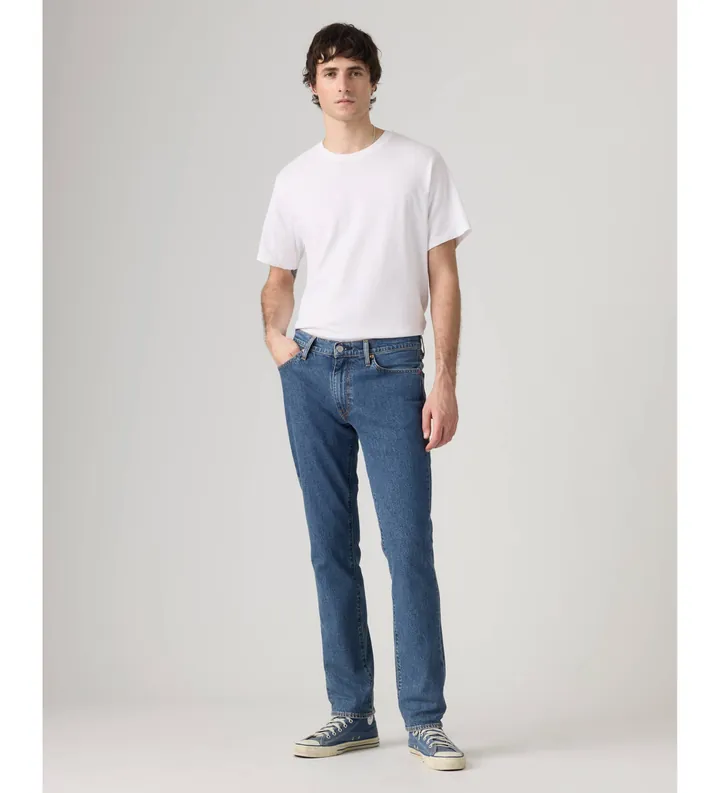 Levi's para hombre. 04511-6518 Vaqueros 511 Slim azul (28/32), Casual, Algodón, Denim
