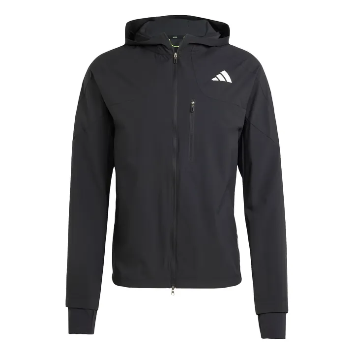 ADIDAS PERFORMANCE Chaqueta de chándal 'Adizero' negro / blanco