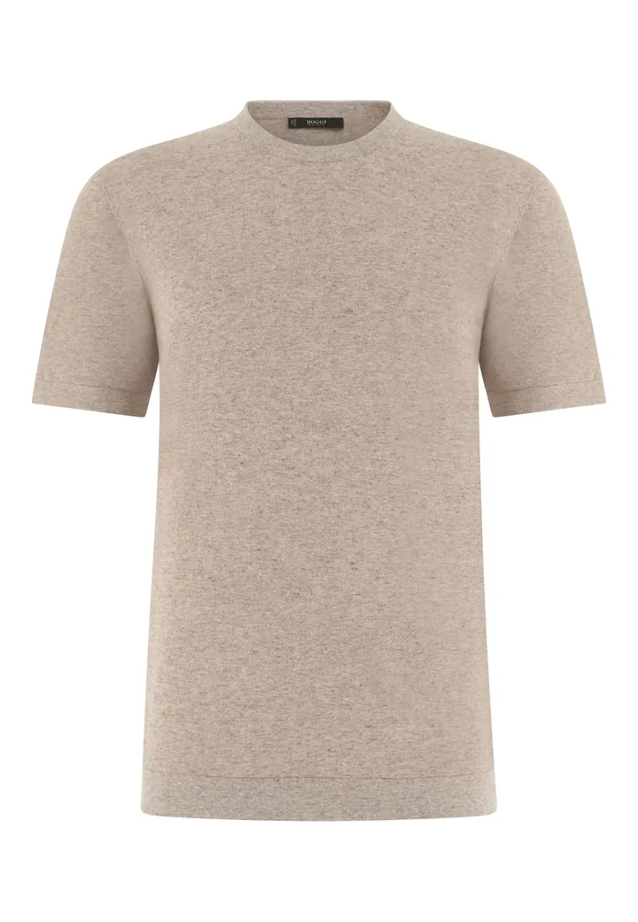 Boggi Milano Jersey marrón moteado