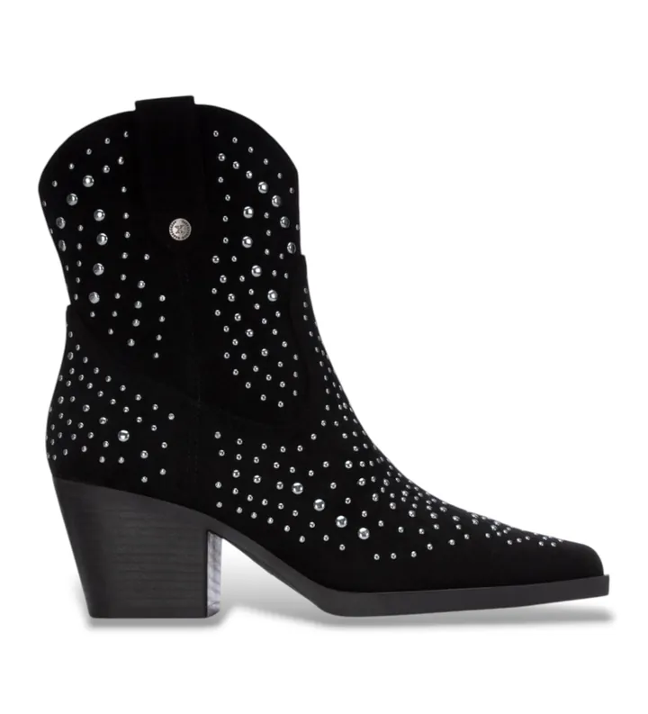 Xti para mujer. 14619202-NEGRO Botines 146192 negro (36), 5 a 8cm, Cremallera, Casual