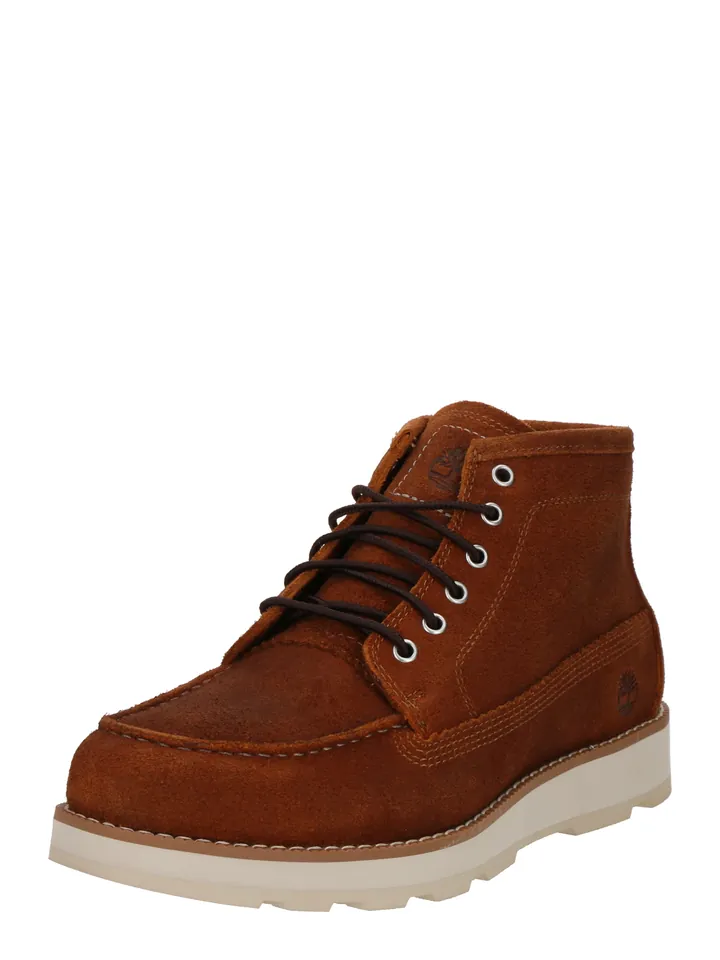TIMBERLAND Botas con cordones 'Britton Mills' marrón rojizo