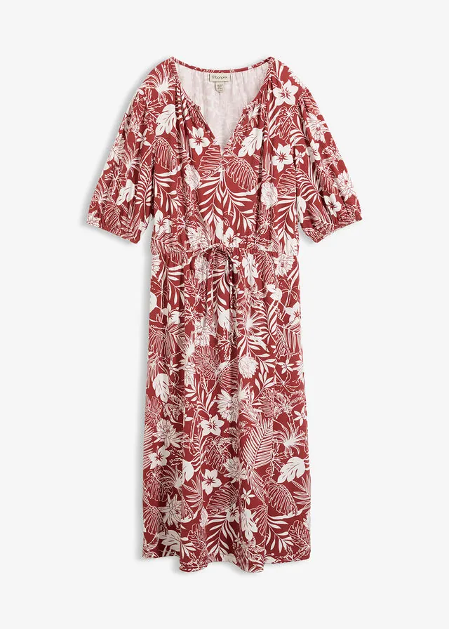 Vestido de punto de suave mezcla de viscosa