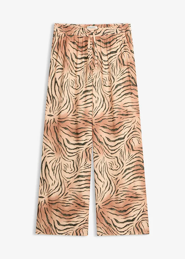 Pantalón ancho con cinturilla cómoda