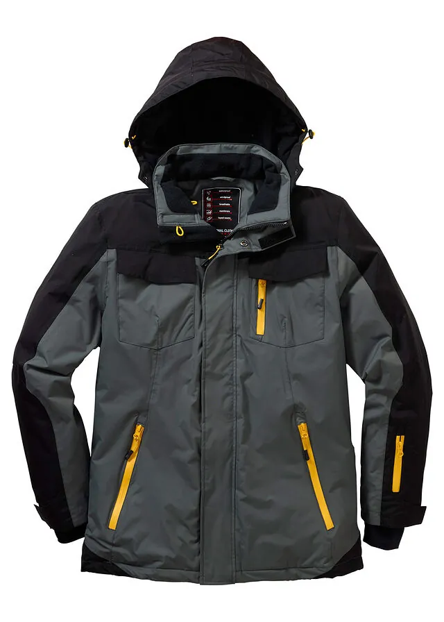 Chaqueta funcional impermeable con capucha desmontable