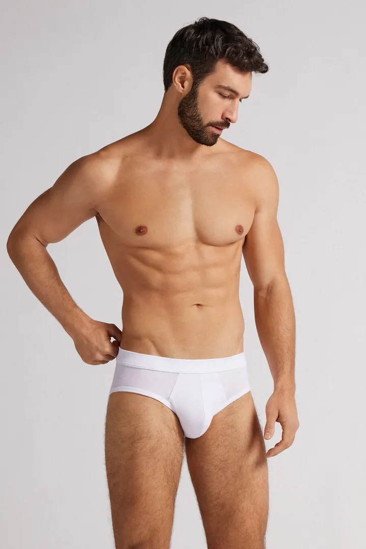 Intimissimi Calzoncillos Soft Silk Hombre Azul Tamaño 38