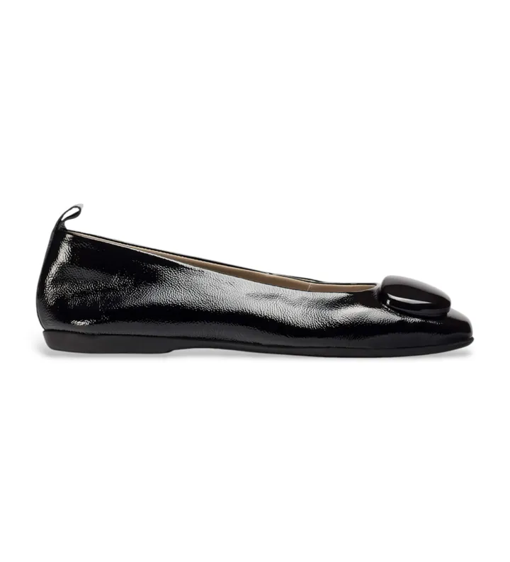 Wonders para mujer. A-86120 Bailarinas de piel Fei negro (36), Plano, Ninguno, Casual