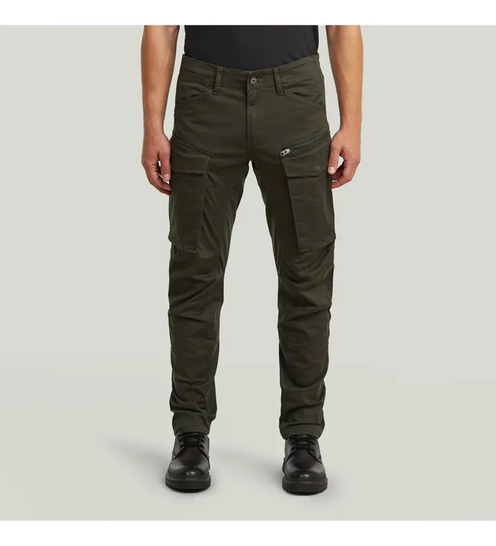 G-Star para hombre. D02190-5126-995 Jeans Rovic Zip 3D Regular Tapered Asfalt (31/32), Casual, Gris, Algodón