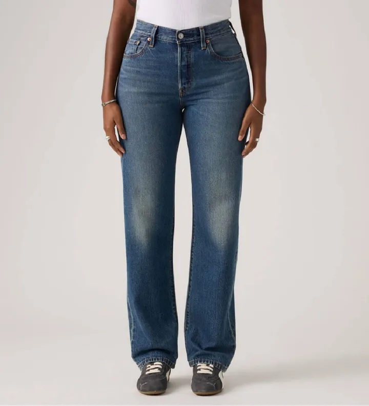 Levi's para mujer. A8421-0014 Jeans 501 '90S Lightweight azul (26/32), Casual, Algodón, Denim