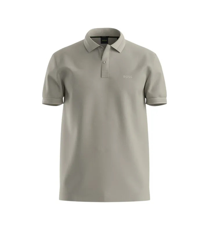 BOSS para hombre. 50554574 Polo Pio (L), Casual, Verde, Algodón, Manga corta