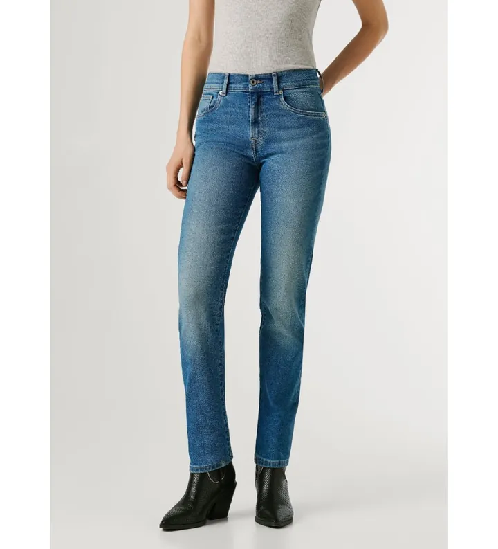 Pepe Jeans para mujer. PL20458984VC Jeans Slim Grace azul (24/32), Casual, Algodón, Denim