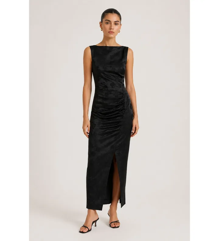 Rotate para mujer. 116228100 Vestido Knotta negro (34), Fiesta, Sin mangas / Tirantes, Poliéster Reciclado
