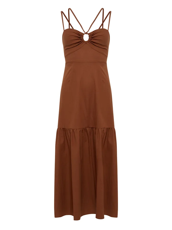 St MRLO Vestido 'MARLEY' marrón