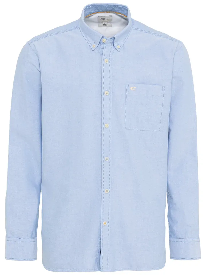 CAMEL ACTIVE Camisa azul claro / blanco