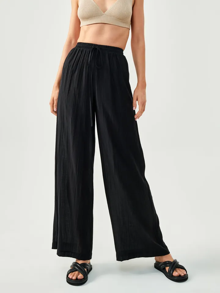 St MRLO Pantalón 'CASEY' negro