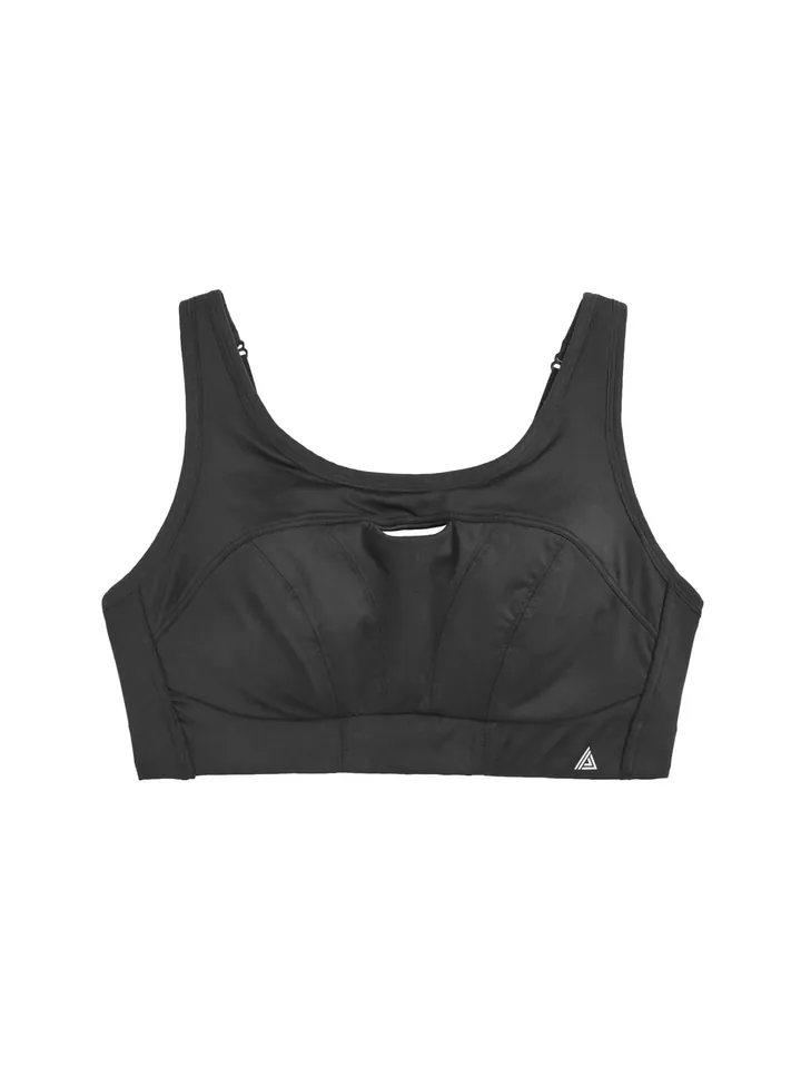 Next Sujetador deportivo  negro / blanco