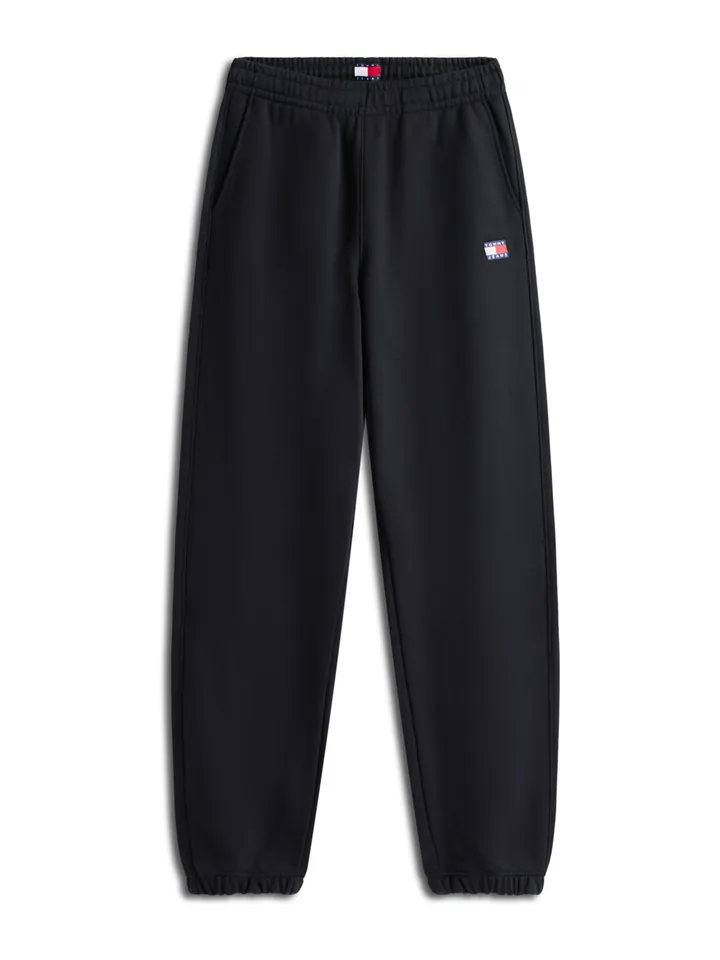 Tommy Jeans Pantalón 'Tommy Badge Cuffed' negro