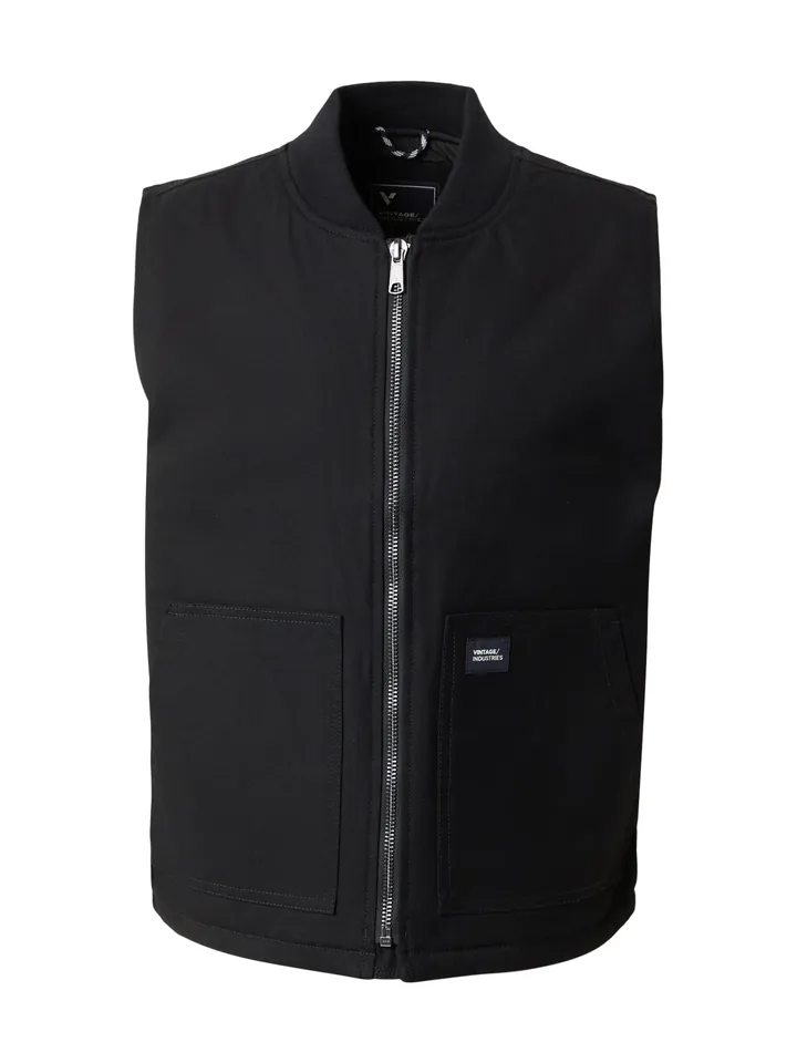 Vintage Industries Chaleco 'Hallet'  negro