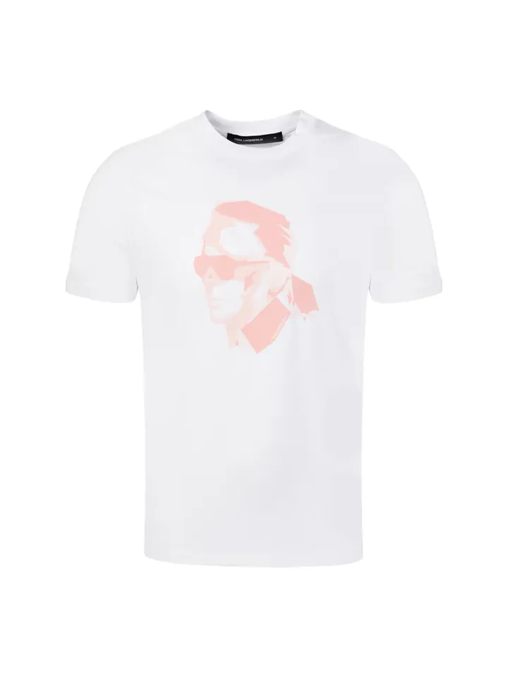 Karl Lagerfeld Camiseta rosa / blanco