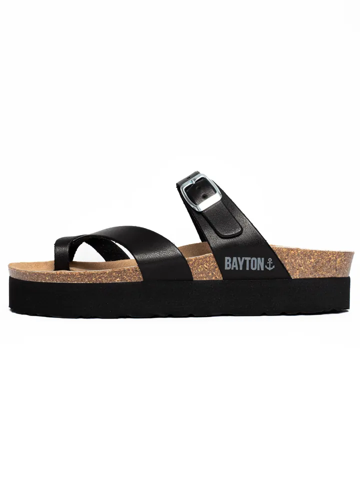 Bayton Sandalias de dedo 'Andromac' negro