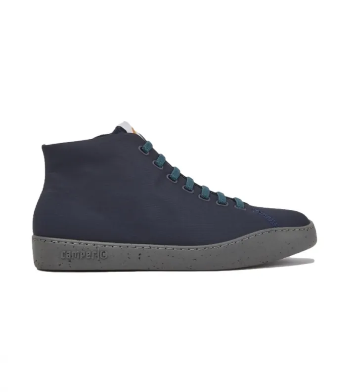 Camper para hombre. K300270-008 Botines Peu Touring marino (39), Plano, Cordones, Casual, Poliéster Reciclado