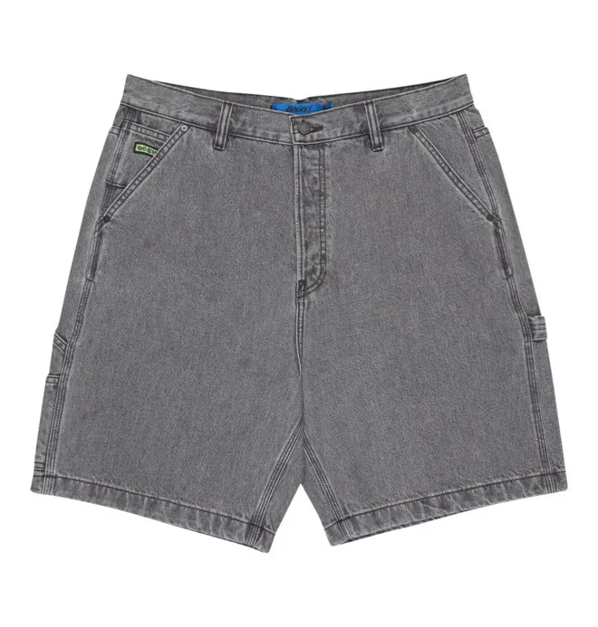 Baggy - Short en denim tipo carpintero Gris Hombre