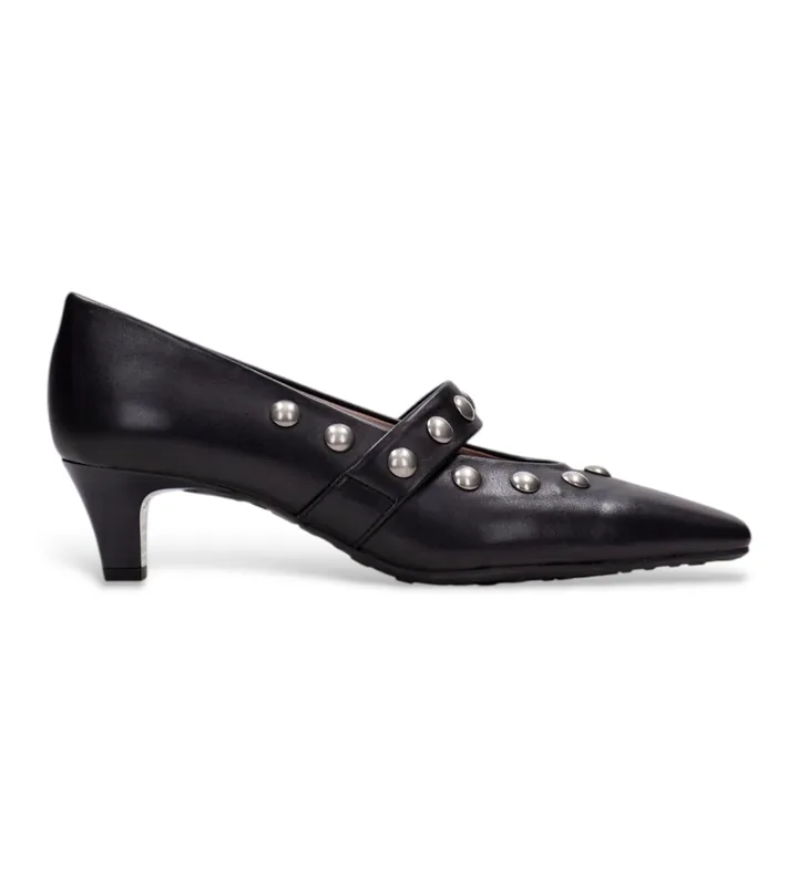 Hispanitas para mujer. HI265002 Zapatos de Piel Viena negro (36), 3 a 5cm, Ninguno, Clásico