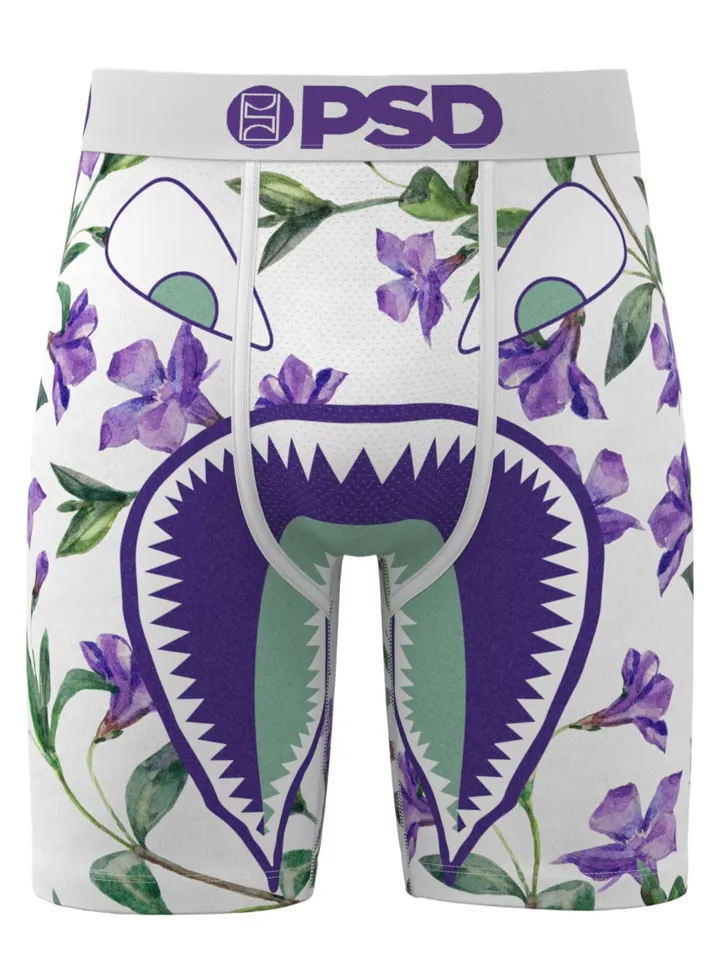 PSD Calzoncillo boxer 'WF LAVENDER' verde / lila / blanco