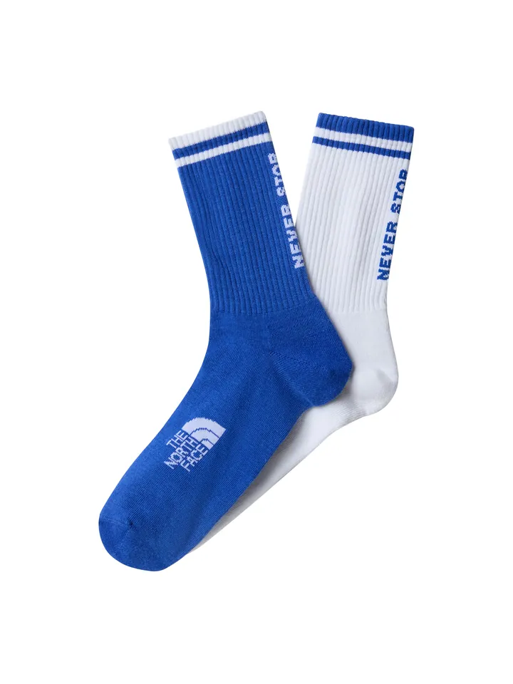 THE NORTH FACE Calcetines 'Everyday Crew' azul / blanco