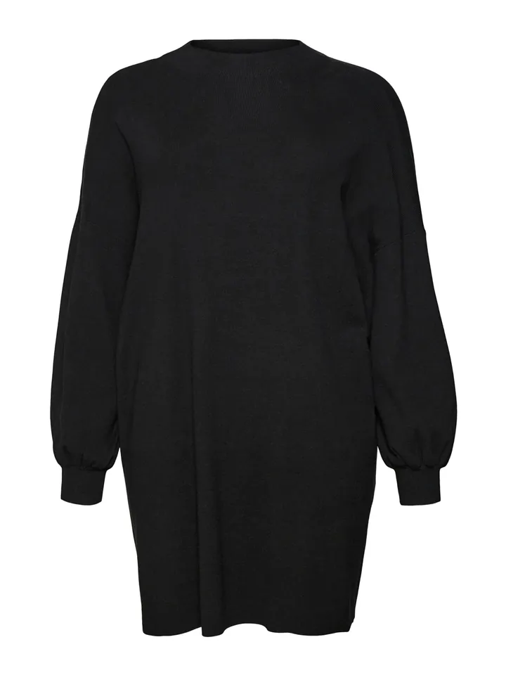 Vero Moda Curve Vestido de punto 'VMCNANCY' negro