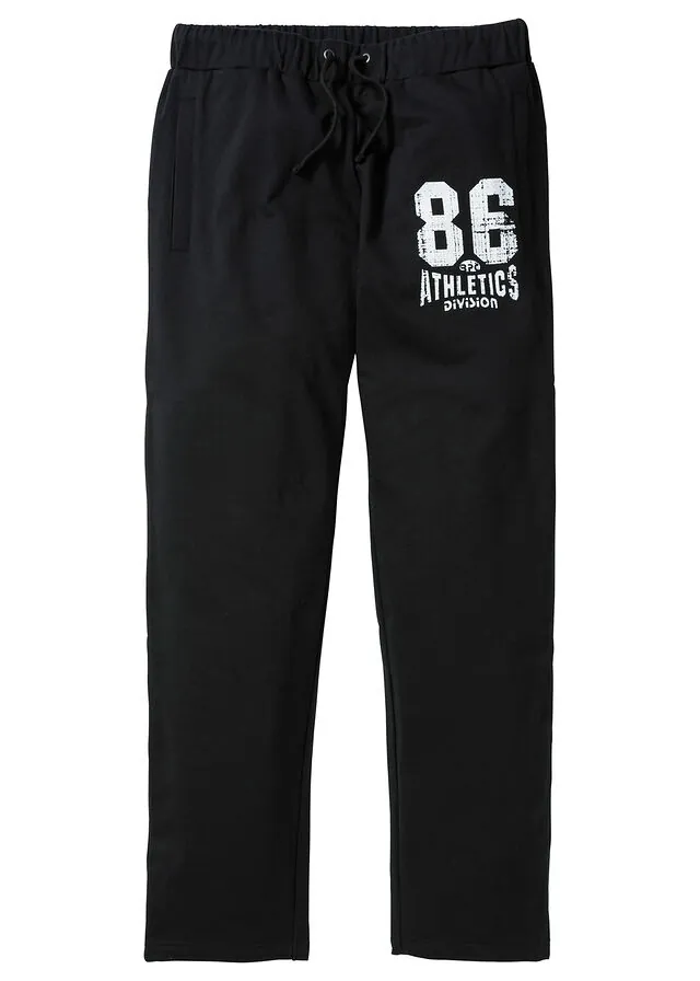 Pantalón de chándal con detalles deportivos de algodón orgánico puro