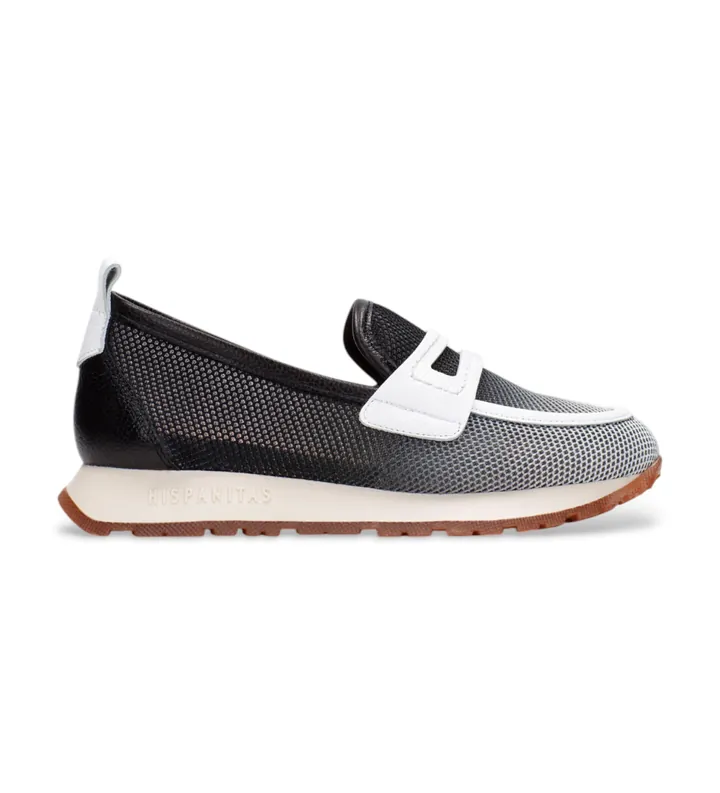 Hispanitas para mujer. BHV254043 Zapatillas Kansas negro (35), Piel, 3 a 5cm, Ninguno, Casual