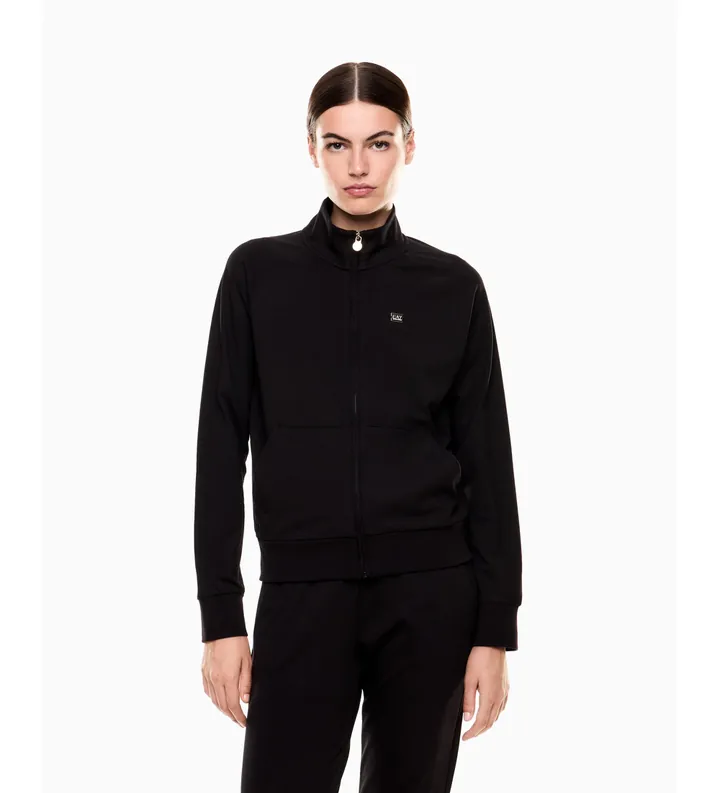 EA7 para mujer. 7W000457_AF13135 Sudadera Core Lady negro (3XL), Casual, Algodón