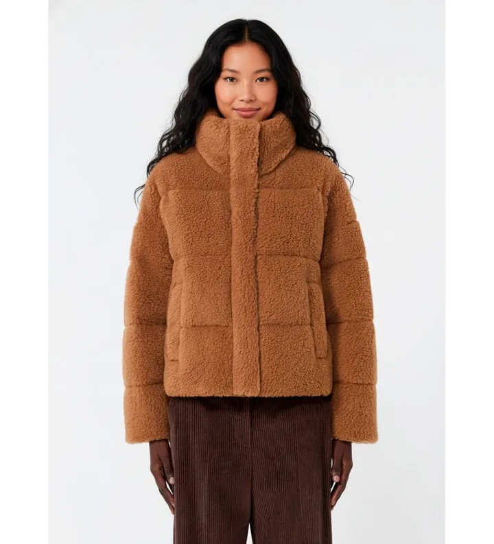 Weekend Max Mara para mujer. 2525486062600 Abrigo Alfredo camel (44), Marrón, Casual, Poliéster