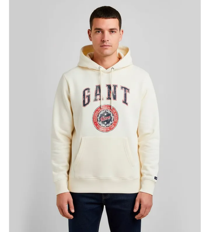Gant para hombre. 2067061 Sudadera Graphic beige (S), Casual, Algodón