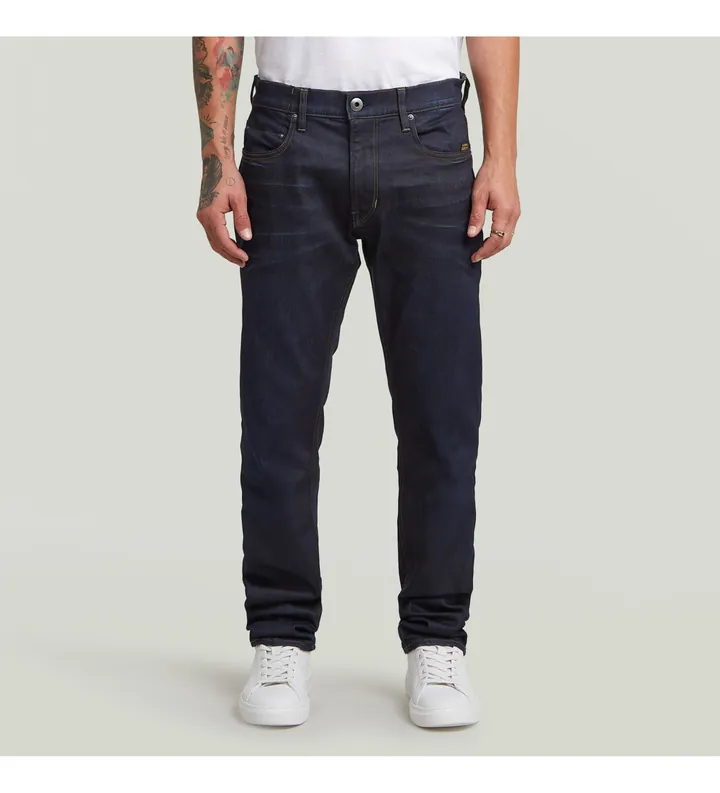 G-Star para hombre. D23692-7209-89 Pantalón Mosa Straight marino (32/32), Casual, Algodón, Denim