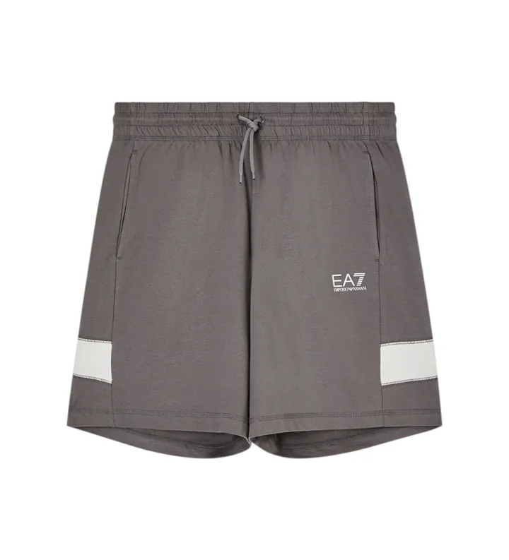 EA7 para hombre. 7M001279_AF12681 Pantalón corto Core Identity gris (L), Casual, Algodón