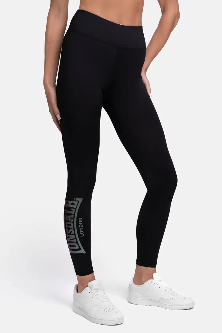 LONSDALE Leggings turquesa / negro
