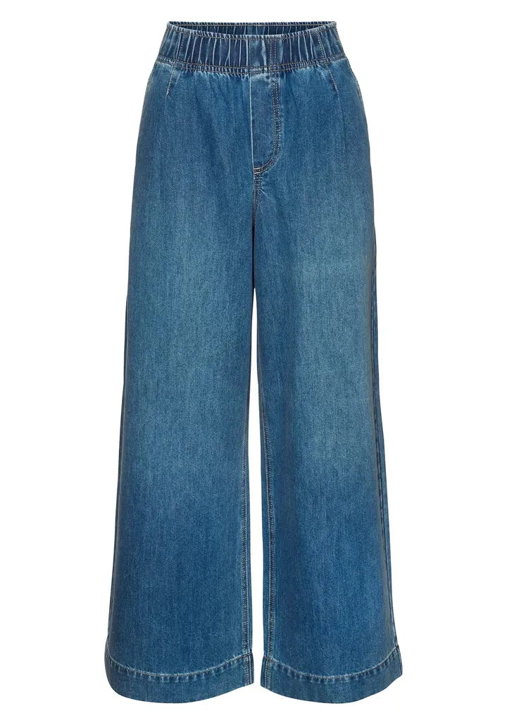 BUFFALO Pantalón vaquero plisado azul denim