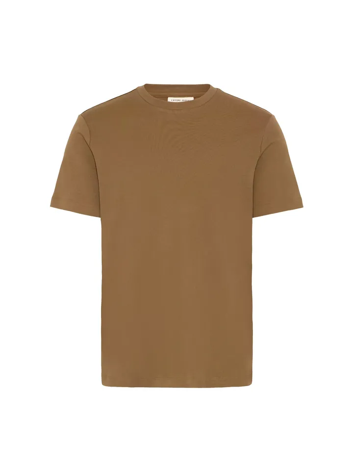 Casual Friday Camiseta ' CFGustav ' marrón rojizo