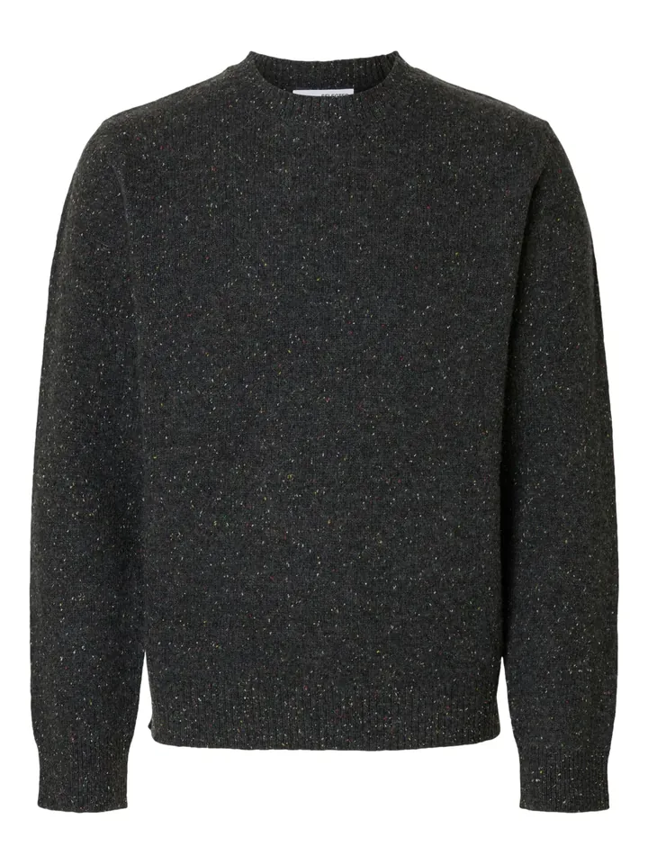 SELECTED Jersey 'Neil' verde oscuro