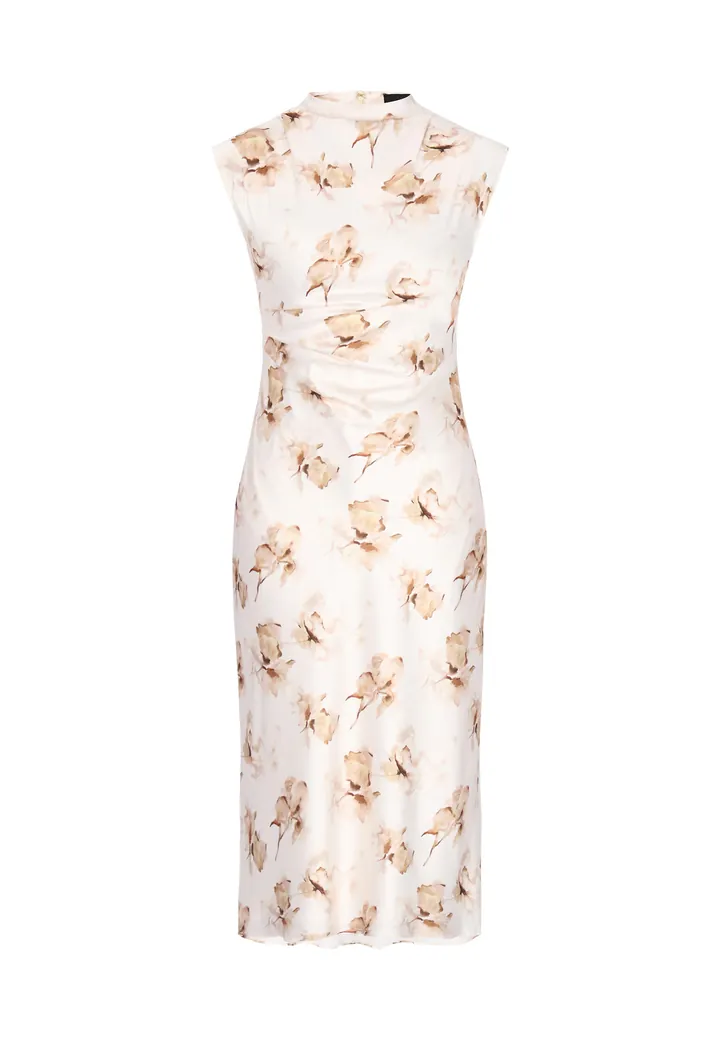 DreiMaster Klassik Vestido 'Classic'  crema / camelo