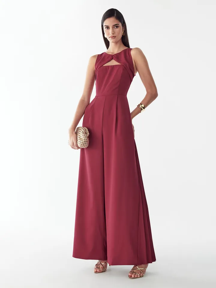 BWLDR Jumpsuit 'Heather' cyclam