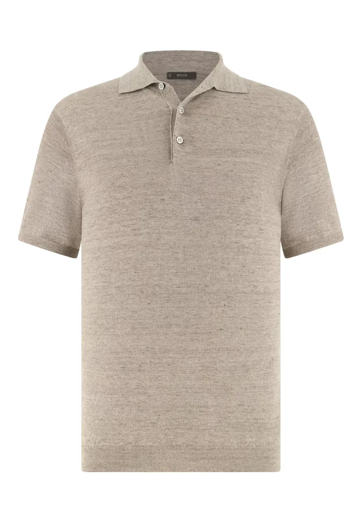 Boggi Milano Jersey marrón moteado