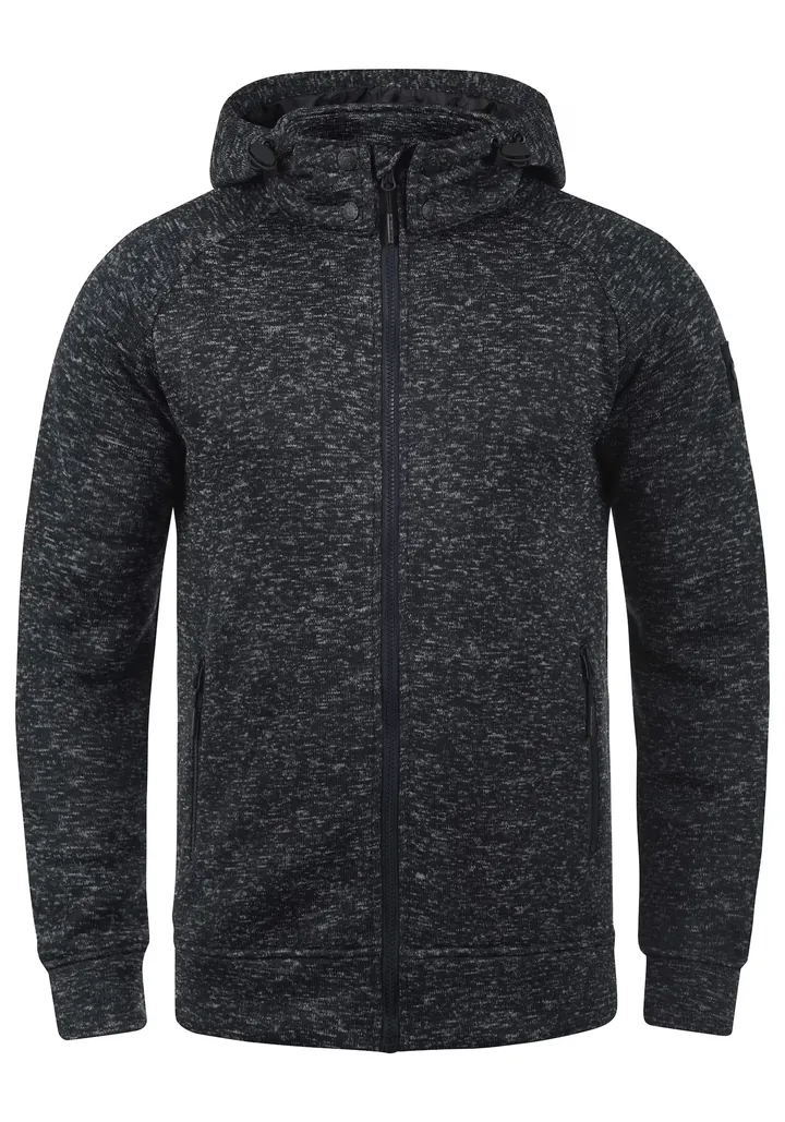 INDICODE JEANS Sudadera con cremallera 'Chillingworth' antracita