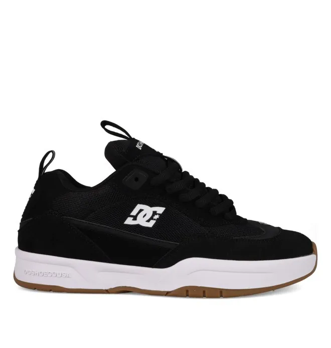 JS2 - Zapatillas de piel para Hombre - Zapatillas de piel Negro Hombre