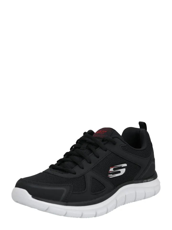 SKECHERS Zapatillas deportivas bajas 'Track' negro / blanco