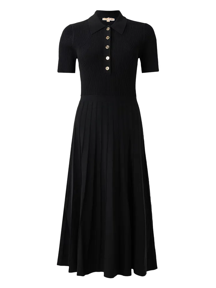 MICHAEL Michael Kors Vestido de punto 'FIT N FLARE'  negro