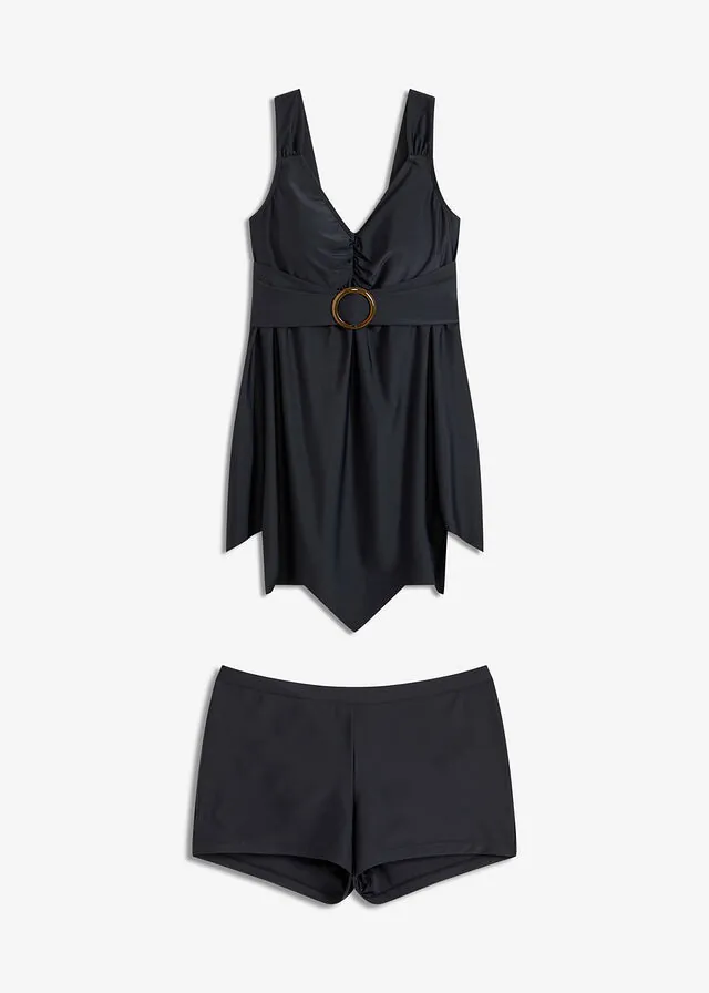 Tankini largo con tirantes anchos (2 piezas)