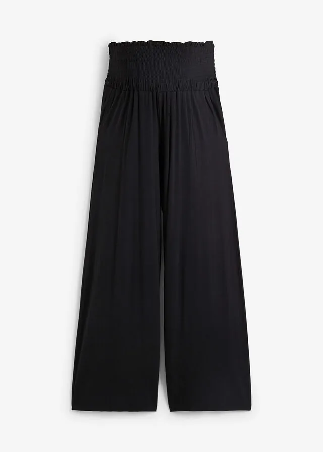 Culotte premamá de viscosa suave con corte holgado