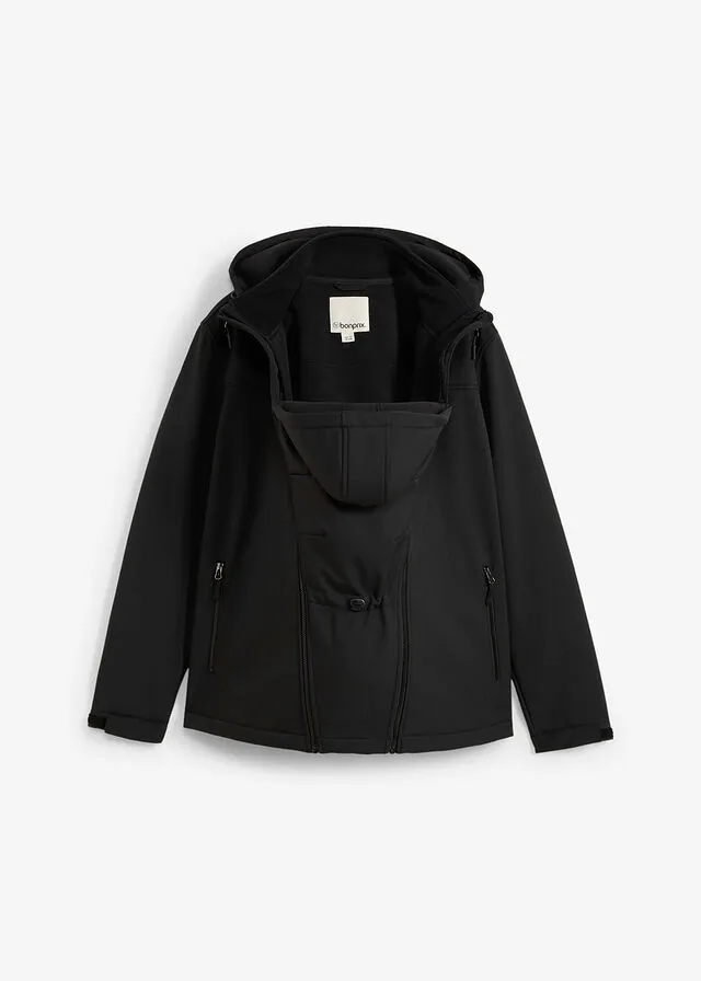 Chaqueta de porteo 2 en 1 para hombre con inserto de porteo
